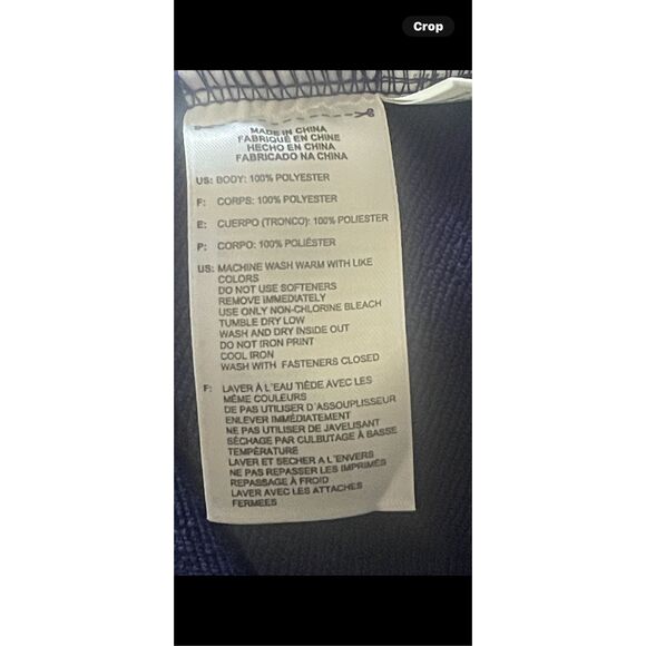 Adidas Mens Navy Blue Yellow Long Sleeve Stripe Training Pullover Top Size Large - Picture 8 of 13